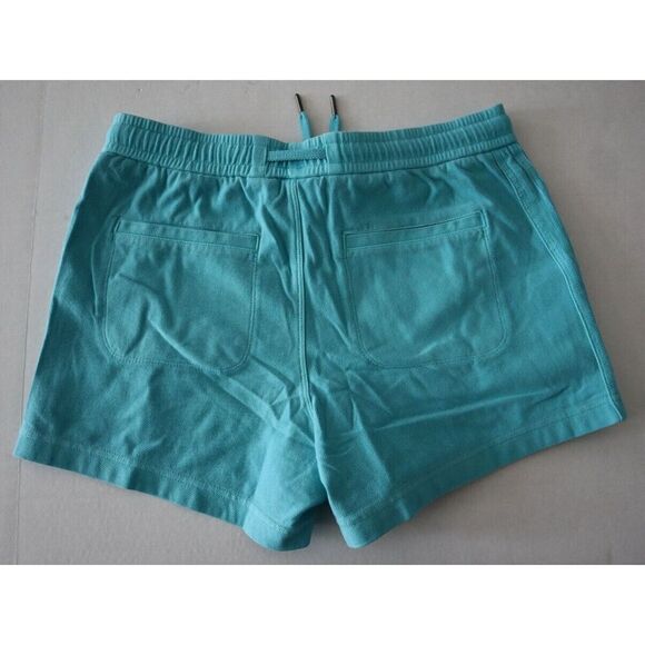 Athleta 988047-03 Women's Sz Small Turquoise Cotton Blend Farrallon Shorts - Picture 2 of 8